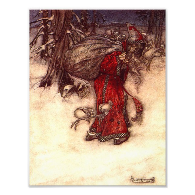 Foto Santa Claus Arthur Rackham (Frente)