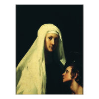 Santa Francisca de Roma Anjo Guardião Arte Fina