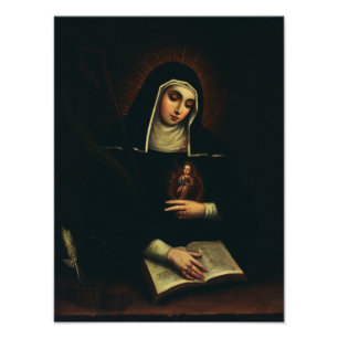 Foto Santa Gertrudes a Grande freira beneditina alemã