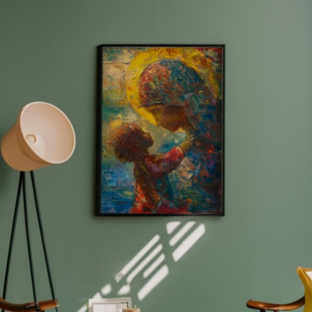 Foto Santa Maria e Jesus Expressionismo (Criador carregado)