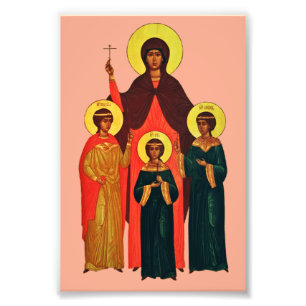 Foto Santa Sofia e Suas Filhas As Virtudes Eternas