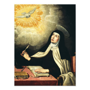 Foto Santa Teresa de Ávila Mística do Fogo Arte