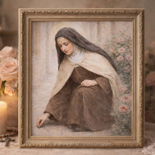 Foto Santa Teresinha de Lisieux "Pequeno Caminho"