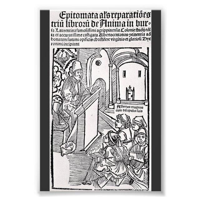 Foto Santo Alberto Magno Doutor Universal da Arte (Frente)