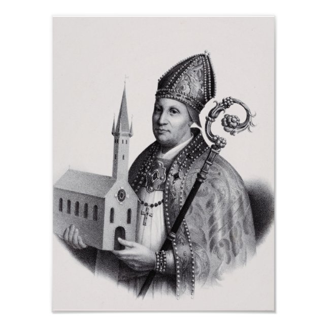 Foto Santo Ansgar Apostle do Norte (Frente)