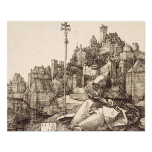 Foto Santo Anthony Reading por Albrecht Durer