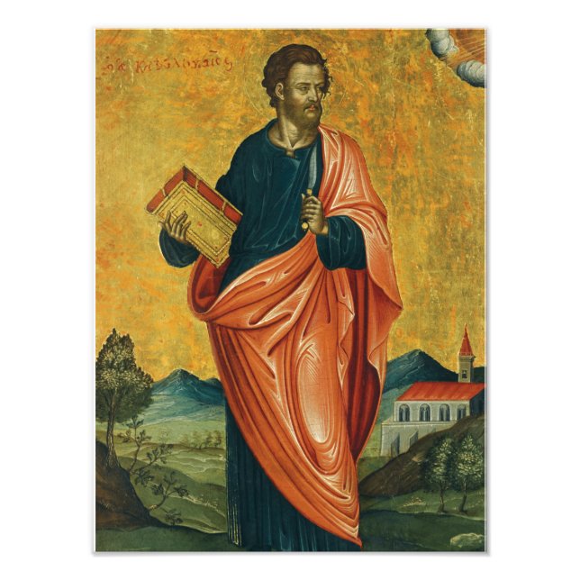 Foto Santo Bartholomew ícone ortodoxo do postle (Frente)