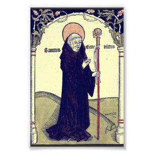 Foto Santo Bento de Nursia Abade Monte Cassino