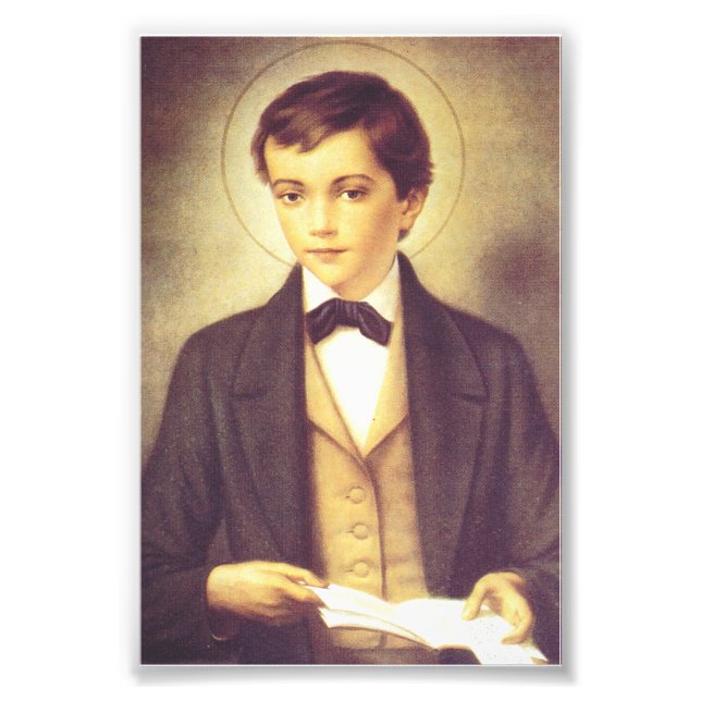Foto Santo Dominic Savio estudante de John Bosco (Frente)