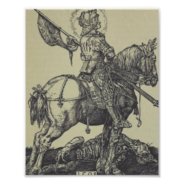 Foto Santo George Slaying Dragon (Frente)