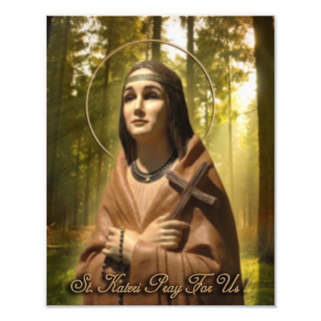 Foto Santo Kateri Tekakwita (Frente)