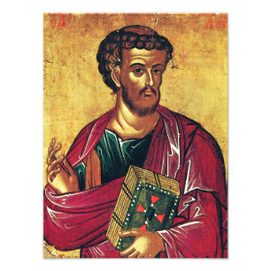 Foto Santo Luke, o ícone ortodoxo evangelista