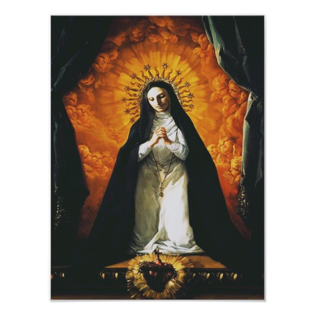 Foto Santo Margaret Mary Alacoque (Frente)