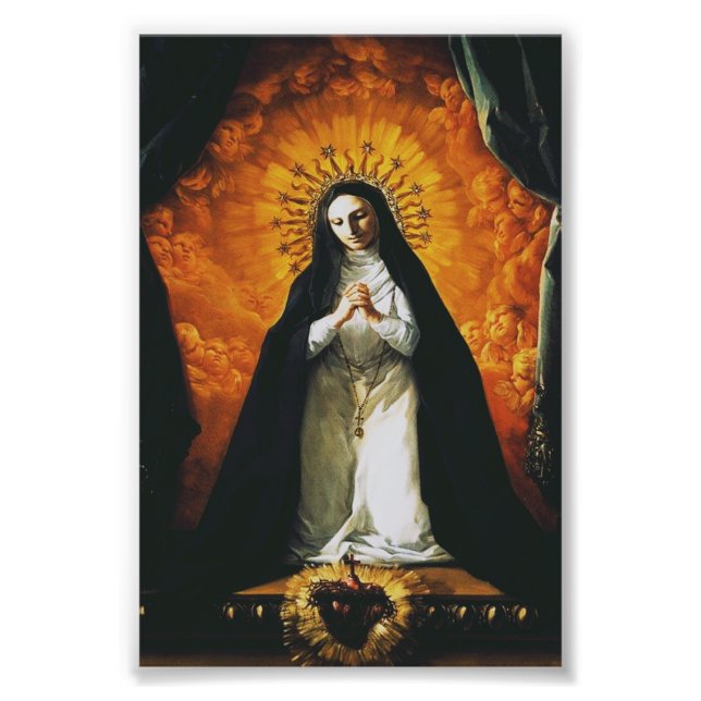 Foto Santo Margaret Mary Alacoque (Frente)