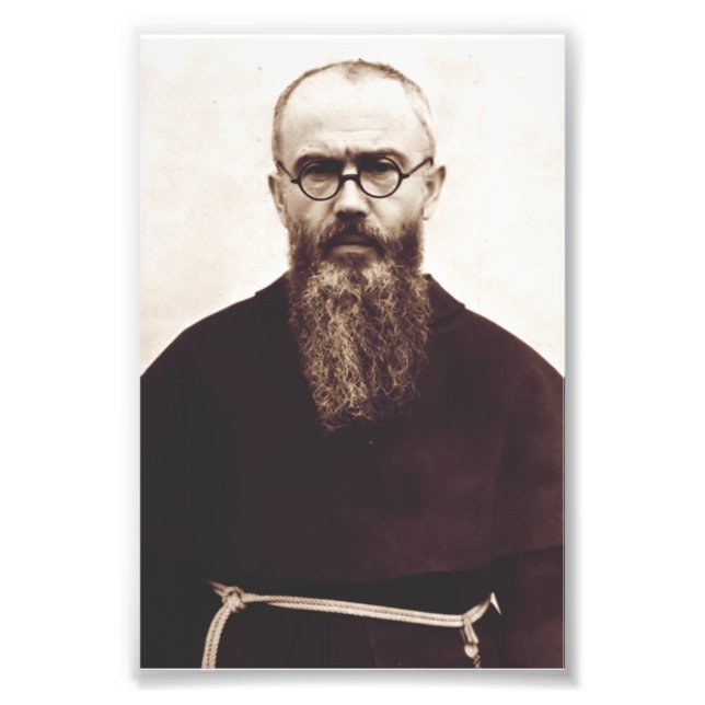 Foto Santo Maximilian Kolbe padre católico polonês (Frente)