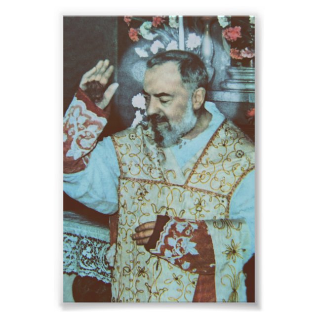 Foto Santo Padre Pio de Pietrelcina O Sacerdote Seráfic (Frente)