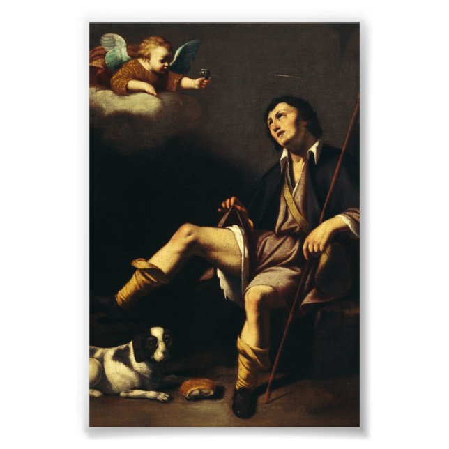 Foto Santo Roch e o Anjo pela Cara François (Frente)