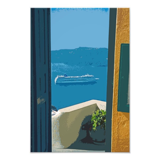 Foto Santorini, navio de cruzeiro Grécia (Frente)