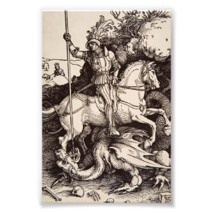 Foto São Jorge e o Dragão por Durer