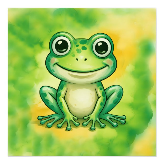 Foto Sapo fofo verde (Frente)