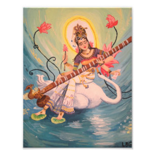 Foto Saraswati Impressão