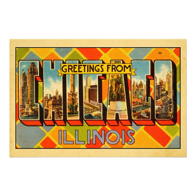 Foto Saudações de Illinois (Frente)