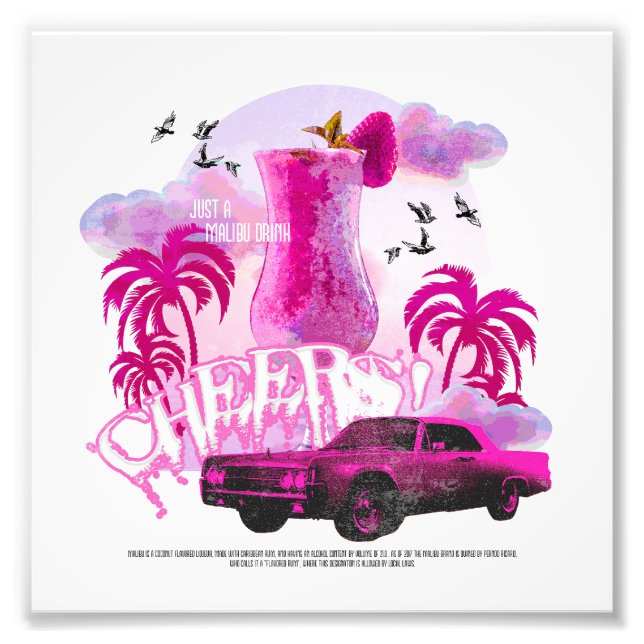 Foto Saúde! Apenas uma bebida de Malibu (Frente)