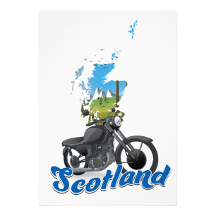 Foto Scotland Motorcycle map viagem poser