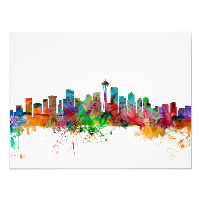 Foto Seattle Washington Skyline (Frente)