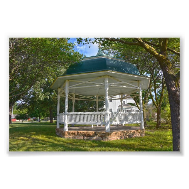 Foto Seelye House Gazebo, Abilene, Kansas (Frente)
