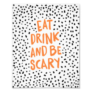 Foto Seja assustado Impressão de Arte Halloween