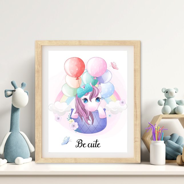Foto Seja Bela Arte De Parede Animal (Be Cute Animal Nursery Wall Art)