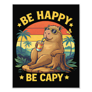 Foto Seja Feliz Seja Capivara Meme Engraçado