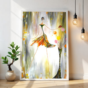 Foto Senhora com uma borboleta