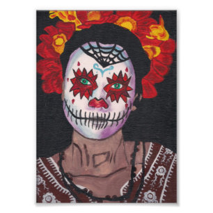 Foto Senhora de Diâmetro De Los Muertos Vermelho