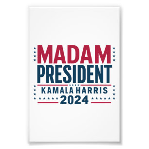 Foto Senhora Presidente Kamala Harris 2024 Votação Demo