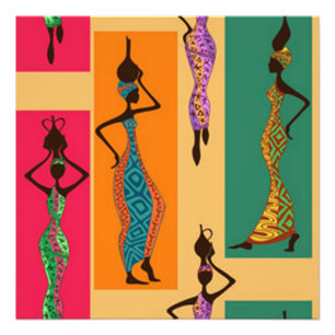 Foto Senhoras africanas coloridas