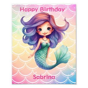 Foto Sereia de Feliz Aniversário