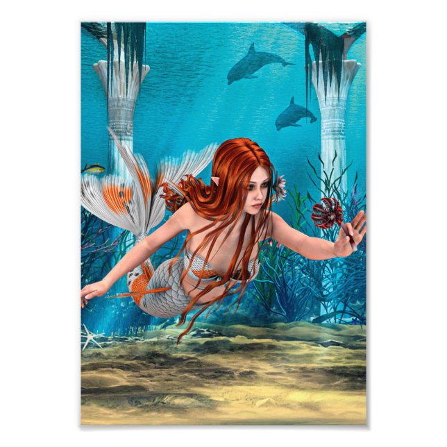 Foto Sereia Fantasia e Lírio do Mar (Frente)