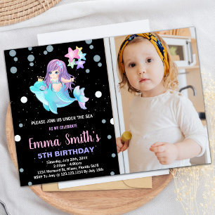 Foto: Sereia Preta Convites com golfinho