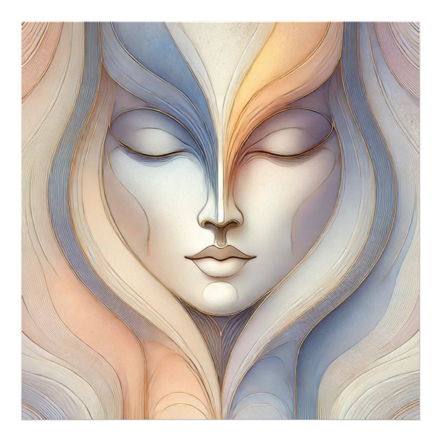 Foto Serene Abstrato Face (Frente)