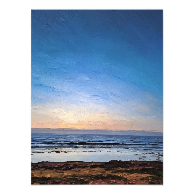 Foto Serene Beach Sunset Seascape (Frente)