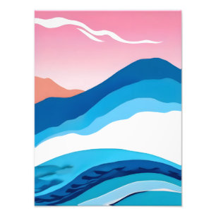 Foto Serene Mountain Dreamscape - Abstrato Landscape