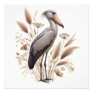 Foto Serene Shoebill Storm (Tempestade de Sapo) em Bush