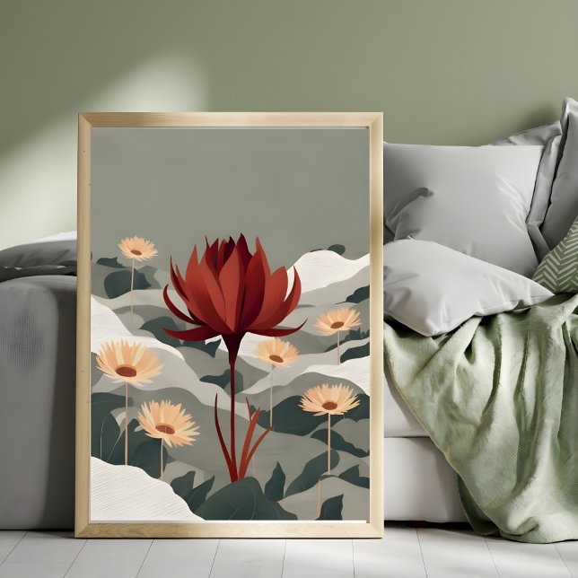 Foto Serenidade do Lotus Vermelho (Criador carregado)