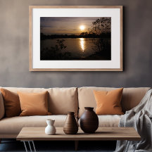 Serenidade do ouro: Um Embarque do Sol