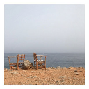 Foto Serenidade uma vista do mar de Crete