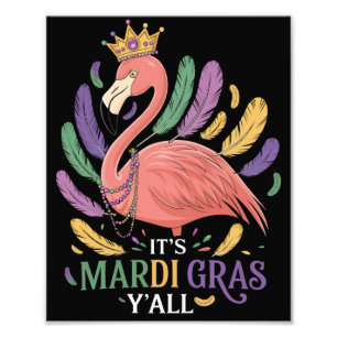 Foto Seu Fantasia de Flamingo para o Mardi Gras