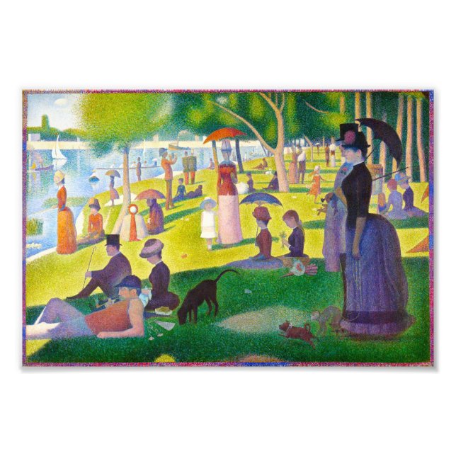 Foto Seurat La Grande Jatte Impressão (Frente)