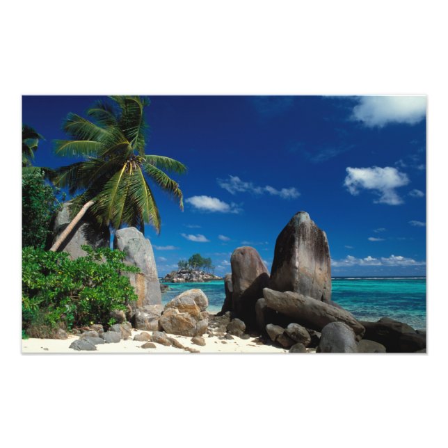 Foto Seychelles, Ilha de Mahe, Praia de Anse Royale. (Frente)